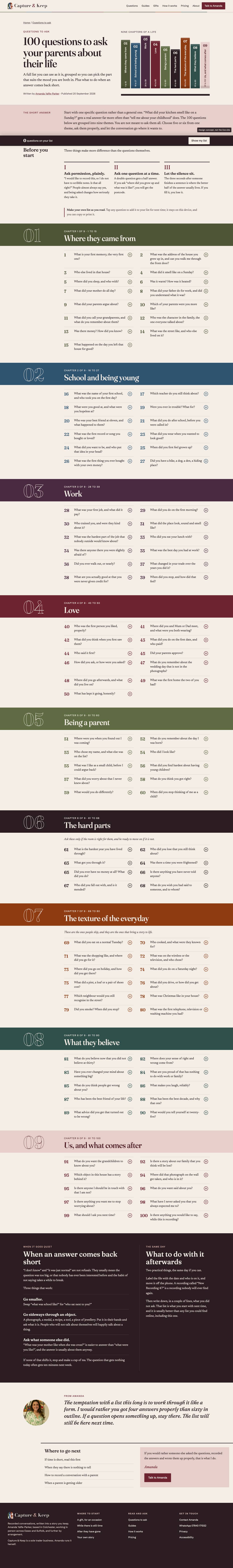 Inner page, desktop of Chapters, full page